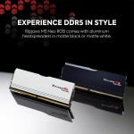 خرید رم G.Skill Ripjaws M5 RGB DDR5 - ظرفیت 32 گیگابایت - Intel XMP - سرعت 6400 مگاهرتز - CL36 - سیاه